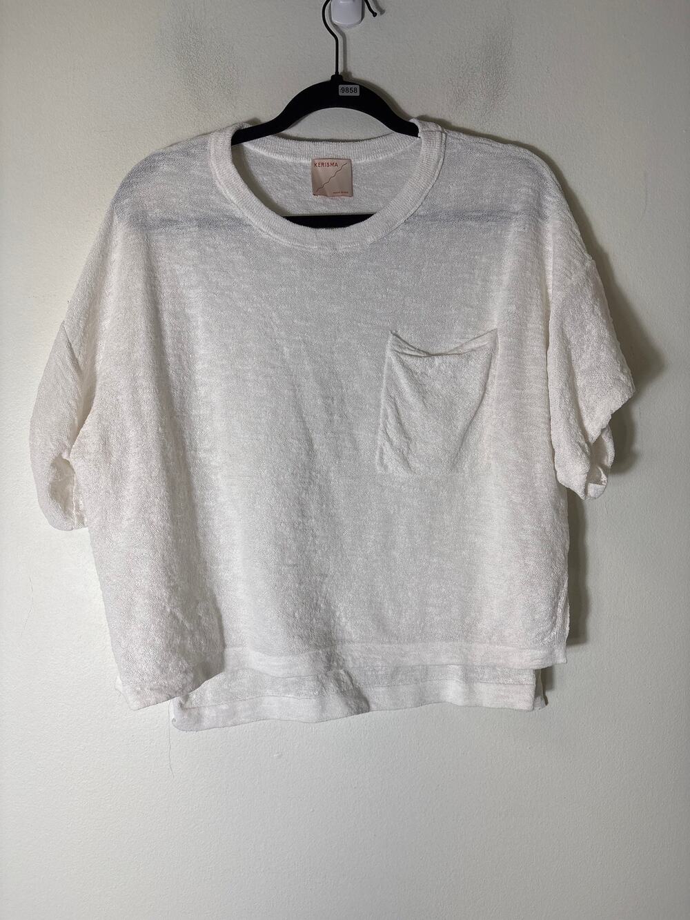 Kerisma White Lightweight Top Sz M/L